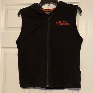 Harley Davidson hooded vest